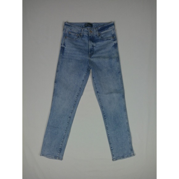 GAP Denim - GAP High Rise Vintage Slim Light Wash Blue Denim Jeans Womens Size 4/27